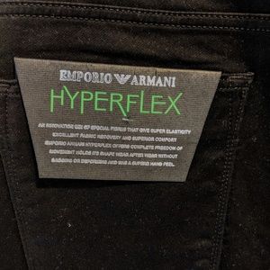 emporio armani hyperflex jeans